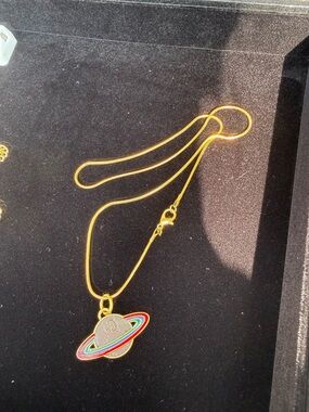 Authentic Gucci Saturn Necklace